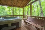 Lower Deck Hot Tub Area